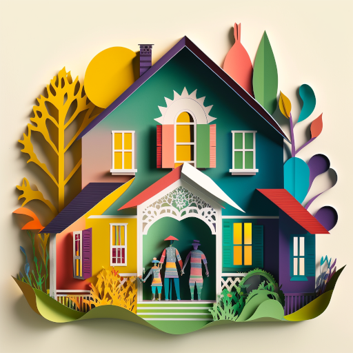 tenant family in-front of a building